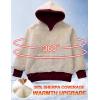 imageFlygo Unisex Boys Girls Fleece Lined Sherpa Hoodie Kids Warm Winter Hoodies Pullover Hooded Sweatshirt Sweater 413YMaroon