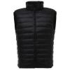 imageFlygo Mens Outdoor Zip Up Packable Lightweight Down Vest Outdoor Padded Puffer Vests JacketsBlack