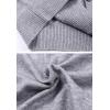 imageFlygo Mens VNeck Button Down Cashmere Wool Blend Vest Knitwear Sweater WaistcoatLight Grey