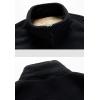 imageFlygo Mens Winter Warm Outdoor Sleeveless Stand Collar Zipper Fleece Lined Vest OutwearBlack