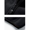imageFlygo Mens Winter Warm Outdoor Sleeveless Stand Collar Zipper Fleece Lined Vest OutwearBlack