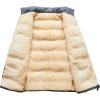 imageFlygo Mens Winter Warm Padded Puffer Vest Outdoor Fleece Lined Sleeveless JacketBlack