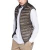 imageFlygo Mens Outdoor Zip Up Packable Lightweight Down Vest Outdoor Padded Puffer Vests JacketsArmy Green