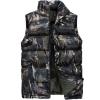imageFlygo Mens Winter Warm Quilted Military Vest Padded Camo Puffer Gilet OutwearKhaki Camo
