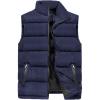 imageFlygo Mens Winter Warm Quilted Military Vest Padded Camo Puffer Gilet OutwearNavy