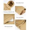 imageFlygo Long Winter Coats for Women Hooded Puffer Coat Jackets Thickened Midi Long Sleeve Zip Down Parka OuterwearCamel