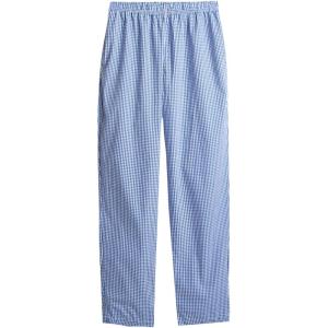 imageFlygo Mens Cotton Woven Plaid Sleep Lounge Pant Pj BottomsBlue