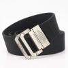 imageFlygo Mens Canvas Web Belt Double DRing Buckle Tactical Military Webbing BeltBlack