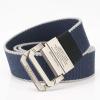 imageFlygo Mens Canvas Web Belt Double DRing Buckle Tactical Military Webbing BeltNavy