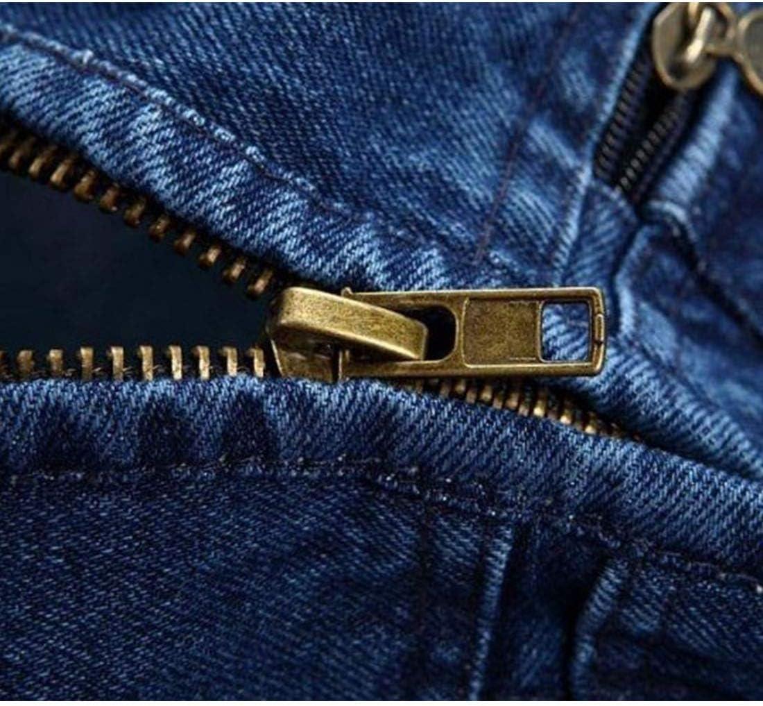 imageFlygo Mens Casual Outdoor Washed Denim MultiPockets Work Travel Safari Fishing Vest OutwearBlue