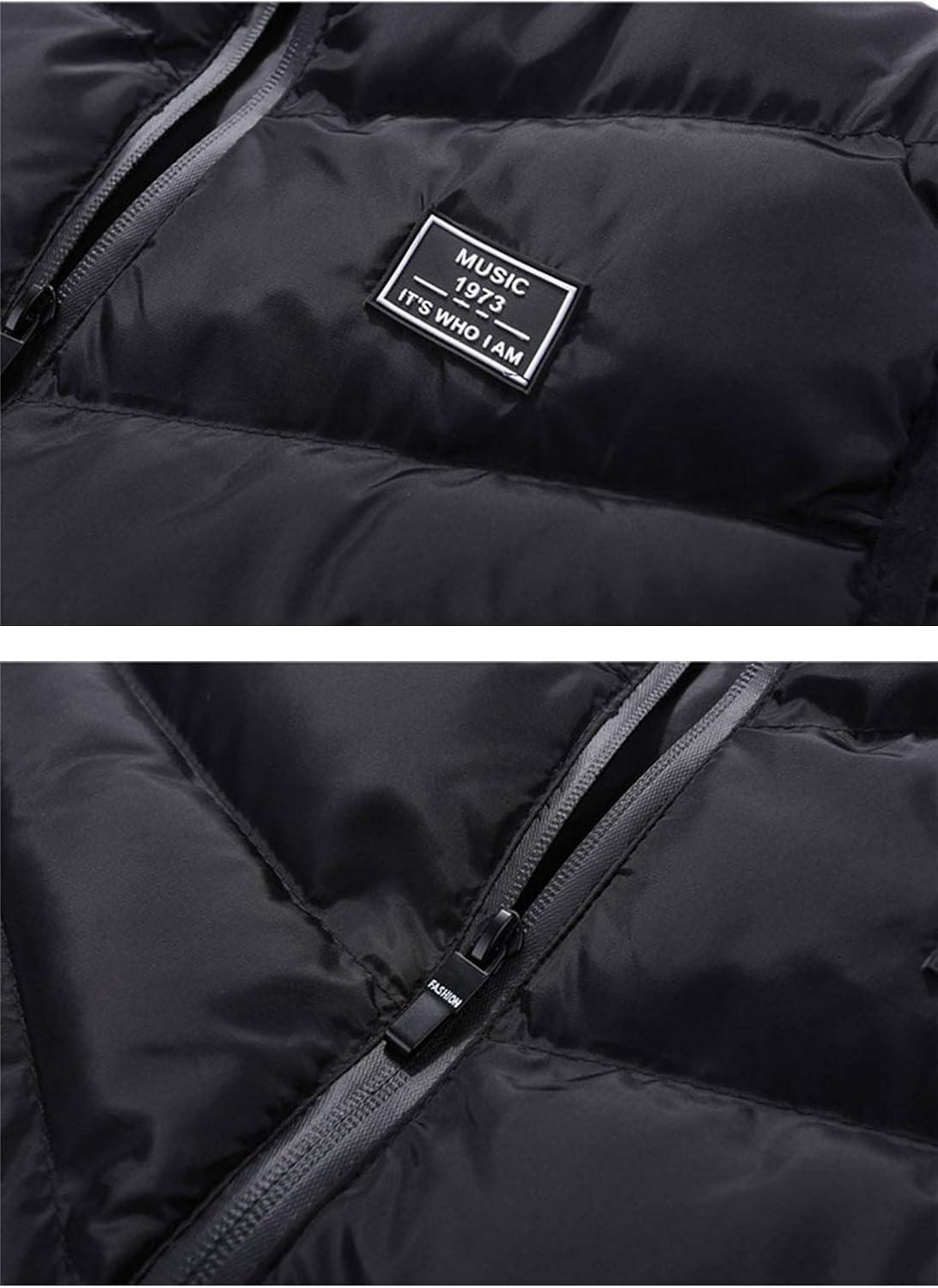 imageFlygo Mens Lightweight Down Vest Outdoor WaterResistance Puffer Vest JacketRed