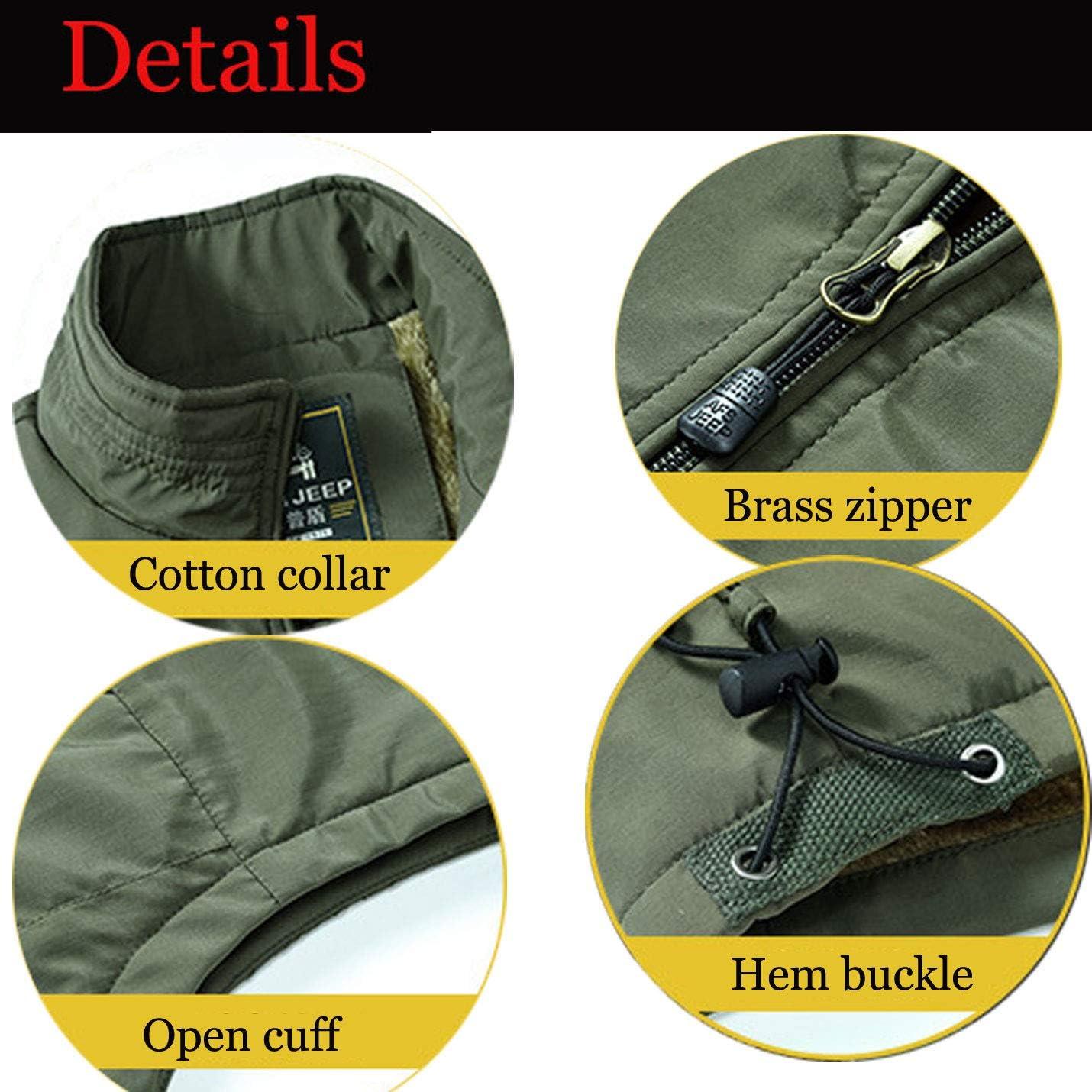 imageFlygo Mens Winter Outdoor Fleece Lightweight Travel Safari Vest Outerwear Sleeveless Jacket01 Blue