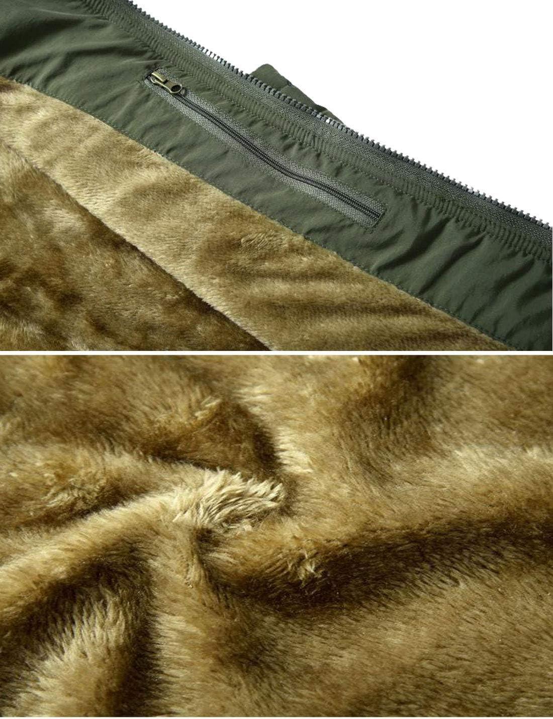 imageFlygo Mens Winter Outdoor Fleece Lightweight Travel Safari Vest Outerwear Sleeveless Jacket02 Khaki