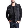 imageFlygo Mens Classic Button Down Ripped Denim Jean Vest Sleeveless JacketBlack
