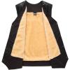 imageFlygo Mens Classic PU Leather Vest Fleece Sherpa Lined Waistcoat Sleeveless Button Down V Neck JacketLight Yellow