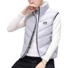 imageFlygo Mens Lightweight Down Vest Outdoor WaterResistance Puffer Vest JacketGrey