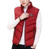 imageFlygo Mens Lightweight Down Vest Outdoor WaterResistance Puffer Vest JacketRed