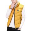 imageFlygo Mens Lightweight Down Vest Outdoor WaterResistance Puffer Vest JacketYellow