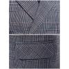 imageFlygo Mens Slim Fit Plaid Formal Business Vest for Suit Tuxedo WaistcoatBlack