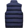 imageFlygo Mens Stand Collar Winter Warm Thick Quilted Padded Puffer Down VestNavy