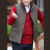 imageFlygo Mens Warm Fleece Lined Quilted Puffer Vest Outdoor Padded Sleeveless JacketCoffee