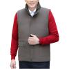 imageFlygo Mens Warm Fleece Lined Quilted Puffer Vest Outdoor Padded Sleeveless JacketCoffee
