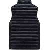 imageFlygo Mens Winter Lightweight Quilted Cotton Padded Puffer Outdoor Vest JacketBlack