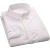 imageFlygo Mens Casual Corduroy Shirt Button Down Long Sleeve Solid Tops Shirts JacketWhite