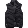 imageFlygo Mens Lightweight Down Vest Outdoor WaterResistance Puffer Vest JacketBlack