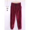 imageFlygo Mens Flannel Pajama Pants Casual High Waisted PJ Bottoms LoungewearWine Red