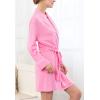 imageFlygo Womens Lightweight Knit Cotton Blend Robes Spa Hotel BathrobeFuchsia