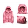 imageFlygo Womens Packable Lightweight Hooded Down Quilted Puffer Jacket Short CoatPink