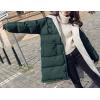 imageFlygo Womens Winter Casual MidLong Quilted Puffer Down Coats Thicken Warm Outerwear JacketsDark Green