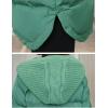 imageFlygo Womens Winter Casual Thicken Warm Puffer Hooded MidLong Cotton Down Coat Full Zip Outerwear JacketsGreen