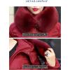 imageFlygo Womens Winter Warm Faux Fur Hooded Down Coat Parka Outcoat Puffer JacketPurple