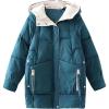 imageFlygo Womens Thickened Winter Full Zip Hooded Puffer Parka Coat Down JacketBlue