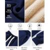 imageFlygo Boys Girls Fleece Pants Sherpa Lined Sweatpants Athletic Joggers Winter Warm Unisex Kids Active PullOn PantsNavy