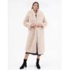 imageFlygo Womens Long Faux Fur Coats Winter Fluffy Open Front Luxury Overcoat Shaggy Lapel Long Sleeve Fuzzy Warm Cardigan JacketBeige