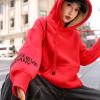 imageFlygo Womens Casual Winter Sherpa Fleece Lined Sweatshirt Coat Long Sleeve Pullover OutwearRed