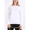 imageFlygo Womens Loose Sherpa Fleece Lined Pullover Crewneck SweatshirtWhite