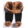 imageFlygo Womens Winter Thicken Fleece Sherpa Lined Elastic High Waist SweatpantsBlackgold Fleece