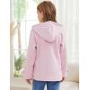 imageFlygo Girls Fleece Jacket Sherpa Lined Hoodie Horn Button Duffle Coat Warm Winter Coats Jackets 514 YearsPink