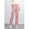 imageFlygo Womens Warm Sherpa Fleece Lined Active Running Jogger Pants SweatpantsPink