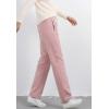 imageFlygo Womens Warm Sherpa Fleece Lined Active Running Jogger Pants SweatpantsPink