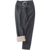 imageFlygo Womens Warm Sherpa Fleece Lined Active Running Jogger Pants SweatpantsDark Grey