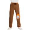image:imageFlygo Boys Sweatpants Fleece Jogger Sherpa Lined Boys Athletic Pants Kids Sweatpants with PocketsBrown