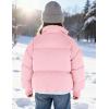 image:imageFlygo Girls Winter Puffer Jacket Warm Short Kids Zip up Long Sleeve Puffy Quilted Jackets Coat Outerwear 514 YearsPink