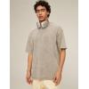 image:imageFlygo 3 Pack Men Oversized T Shirts Acid Washed Unisex Tee Loose Fit Short Sleeve Casual Streetwear Baggy Basic TopsBlackgreylightkhaki