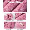 image:imageFlygo Girls Fleece Jumpsuits Fuzzy Hooded Onesie Rompers Kids Zip One Piece Romper Costume Warm Winter Clothes 514 YearsPink