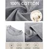 image:imageFlygo Mens 4 Pack Oversized TShirts Acid Wash Cotton Vintage Loose Fit Baggy Tees Summer Short Sleeve Basic Streetwear TopsGrey